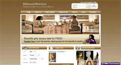 Desktop Screenshot of billionairematch.us